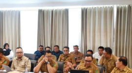 Bupati Kukar Edi Damansyah memimpin Rakor Evaluasi Infrastruktur Kawasan Pertanian yang ada di Wilayah Kabupaten Kutai Kartanegara.