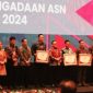 Sekda Kabupaten Kutai Kartanegara, Dr H Sunggono, hadir untuk mewakili Bupati Kukar di Rapat Koordinasi Nasional (Rakornas) Persiapan Pengadaan ASN 2024