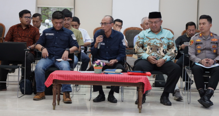 Pemerintah Kabupaten Kutai Kartanegara (Kukar) bersama Kementerian PUPR membahas tentang Tindak Lanjut Bendungan Marangkayu, Kamis (28/3/2024).