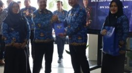 Sekda H Sunggono hadir menyaksikan serah terima jabatan Plt Kepala Diskominfo Kukar