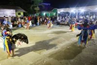 Pertunjukan kuda lumping di Kelurahan Maluhu Tenggarong, Kukar