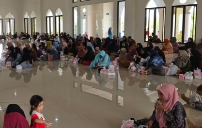 Peresmian Masjid Jami' Al-Ikhlas yang berlokasi di Rt. 26 Dusun Budidaya Desa Kerta Buana Kecamatan Tenggarong Seberang, Sabtu siang  (9/3/2024)