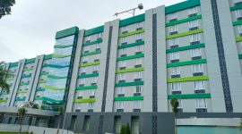 Ket. Foto: Gedung Hotel Atlet yang Terletak di Kawasan Dispora Kaltim, Sempaja, Samarinda