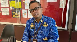 Ket. Foto: Kepala Seksi Pengelolaan Stadion Utama Kaltim, Yudi Haryanto.