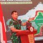 Letjen TNI Tandyo Budi R yang menjabat sebagai Wakasad beserta seluruh rombongan di Kabupaten Kukar datang ke Desa Kerta Bhuana, Tenggarong Seberang
