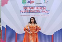 Ket. Foto: Putri Sartika Dewi, Juara 1 Putri Kaltim 2024 dalam Festival Kaltim Youth Talent