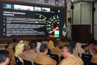 Kegiatan Kegiatan Ngapeh Hambat (obrolan pagi) tentang Evaluasi dan Optimalisasi Serapan Anggaran Tahun 2024 yang digelar di Pendopo Wakil Bupati Kukar, Tenggarong, Senin (25/11).