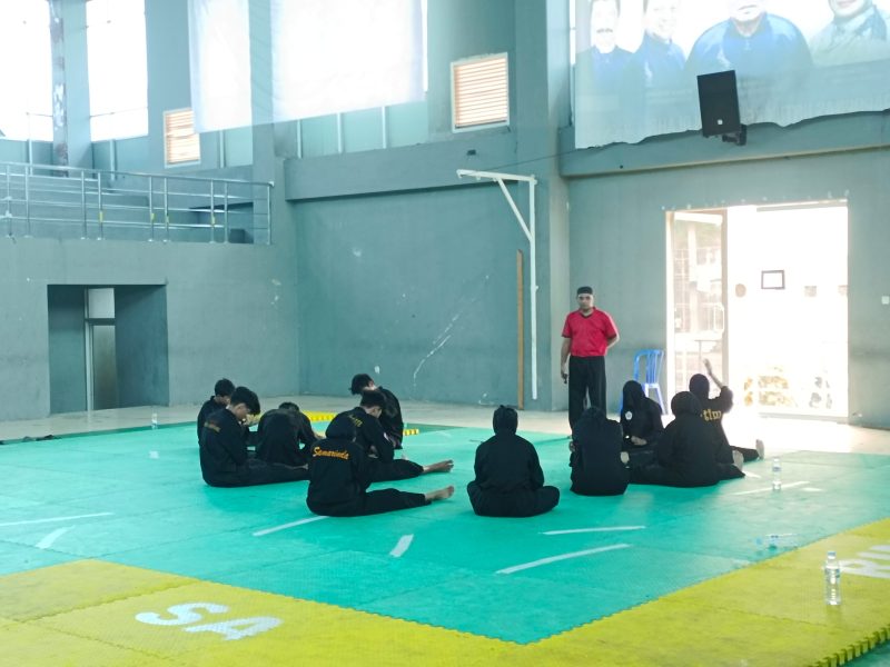 Ket. Foto: Para Atlet Pencak Silat Ketika Berlatih untuk Persiapan Pra Popnas.