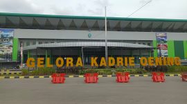 Ket. Foto: GOR Kadrie Oening, Sempaja, Samarinda.
