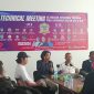 Ket. Foto: Suasana Technical Meeting Kejuaraan Sepak Bola U-13 dan U-15