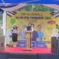 Ket. Foto: Plh Kepala Dispora Kaltim, Sri Wartini Ketika Memberikan Sambutan pada Pembukaan Kejuaraan Pickleball, Jum'at (15/11/2024)
