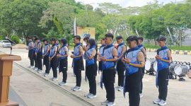 Ket. Foto: Kontingen Drumband Kaltim yang Mengikuti Kejuaraan Marching Band Piala Raja Hamengku Buwono X di Yogyakarta pada 16-17 November 2024
