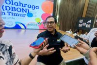 Ket. Foto: Ketua Pelaksana Sekretariat Desain Besar Olahraga Nasional (DBON) Kalimantan Timur, Zairin Zain
