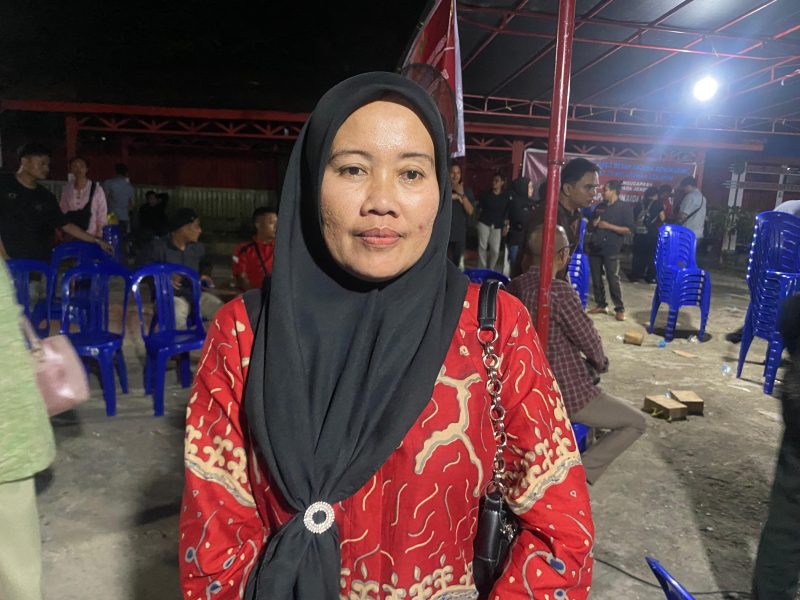 Hafsah salah satu Kader posyandu di Loa Ipuh