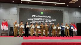 Pemerintah Kabupaten (Pemkab) Kutai Kartanegara (Kukar) raih juara Terbaik 1 dalam Penilaian Kinerja Aksi Konvergensi Percepatan Penurunan Stunting se-Kalimantan Timur, di Samarinda, pada Senin (18/11/24).
