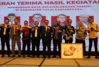 Kabupaten Kutai Kartanegara (Kukar) menerima hasil dari kegiatan pembangunan Data Desa/Kelurahan Presisi (DDP) Kabupaten Kukar yang diserahkan secara simbolis oleh Pj Gubernur Kaltim Akmal Malik