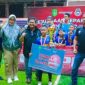 Di turnamen sepak bola usia dini U10 dan U12 Bupati Cup Kukar 2024 tersebut, SSB Tunas Muda Loa Kulu berhasil memperoleh kedua piala juara tersebut