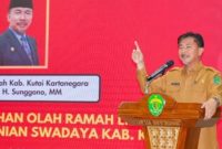 Pelatihan Pertanian Bahan Olah Ramah Lingkungan untuk Penyuluh Pertanian Swadaya (PPS) se Kabupaten Kukar 2024 telah dibuka oleh Sekda Kabupaten Kutai Kartanegara (Kukar) Sunggono