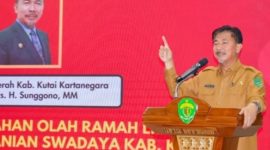 Pelatihan Pertanian Bahan Olah Ramah Lingkungan untuk Penyuluh Pertanian Swadaya (PPS) se Kabupaten Kukar 2024 telah dibuka oleh Sekda Kabupaten Kutai Kartanegara (Kukar) Sunggono