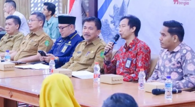 Sekda Sunggono saat Entry Meeting BPK RI perwakilan Provinsi Kalimantan Timur