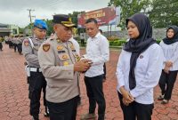 Propam Polres Kukar gelar kegiatan Penegakan Ketertiban dan Disiplin (Gaktibplin) di lingkungan Polres Kukar, pada Senin (11/11) pagi. 