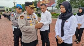 Propam Polres Kukar gelar kegiatan Penegakan Ketertiban dan Disiplin (Gaktibplin) di lingkungan Polres Kukar, pada Senin (11/11) pagi. 