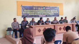 Polsek Sangasanga dan Dispora Kukar gelar Sosialisasi Persiapan Penerimaan TNI-Polri di SMAN 1 Sangasanga, pada Sabtu (9/11/2024) pagi. 