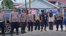 Polsek Samboja gelar Pengamanan Kampanye pasangan calon Bupati dan Wakil Bupati Kutai Kartanegara serta Calon Gubernur dan Wakil Gubernur Kalimantan Timur di Kecamatan Samboja, pada Kamis (7/11/2024).
