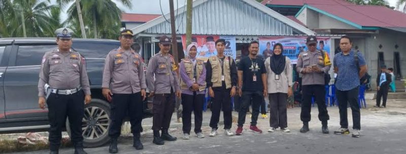 Polsek Samboja gelar Pengamanan Kampanye pasangan calon Bupati dan Wakil Bupati Kutai Kartanegara serta Calon Gubernur dan Wakil Gubernur Kalimantan Timur di Kecamatan Samboja, pada Kamis (7/11/2024).