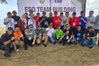 Sekretariat Daerah Kabupaten Kutai Kartanegara melalui Bagian Organisasi gelar  Program Building Kukar persiapkan tim tangguh untuk 2025 di Watu Beach Lamaru, Balikpapan.