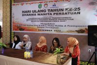 Kegiatan bhakti sosial yang digelar oleh DWP Kukar sebagai rangkaian acara memeringati Hari Ulang Tahun Dharma Wanita Persatuan (DWP) Kabupaten Kutai Kartanegara Ke 25 Tahun 2024 di Lapas Perempuan II A Tenggarong Sabtu (7/12).