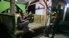 Suasana siskamling di Kabupaten Kutai Kartanegara