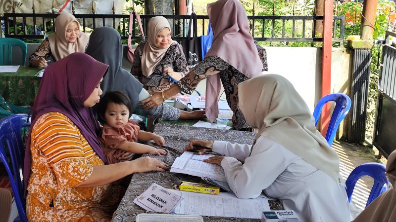 Aktivitas Posyandu di Kutai Kartanegara