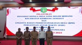 Penjabat (Pj) Kepala Desa Long Beleh Modang yang baru dilantik