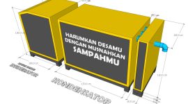 Ilustrasi Mesin Pemusnah Sampah